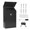 Metal Suggestion Box Donation Box with Slot Drop Box with