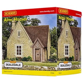 Hornby R7265 Alms Houses Skaledale Buildings & Accessories, Brown