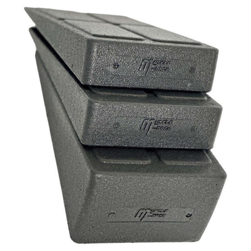 MuscleForge® Squat Wedge Block - Calf Stretcher for Stretching, Agility