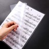 Pack of 30 A4 Transparent Wallets, Document Wallets, Plastic Document