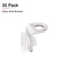 DTGN 0.59"x0.43"(LxW) Mounting Brace Fixing Glass Shelf Bracket - 30Pack