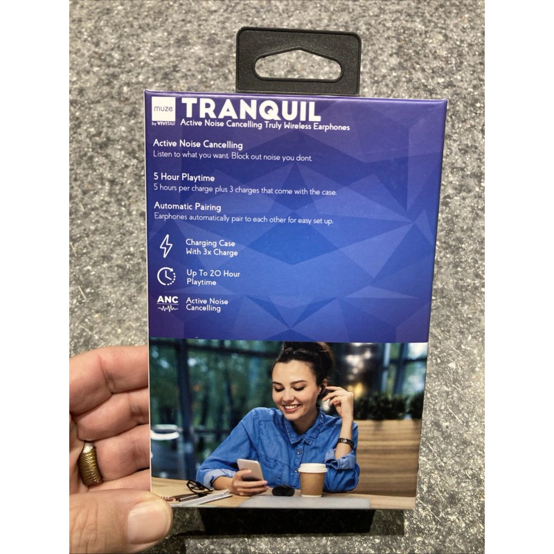 Vivitar Tranquil Muze Vivitar True Wireless Bluetooth Earbuds Noise Canceling