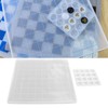 2Pcs Chess Molds Transparent DIY Epoxy Resin Drop Glue Silicone