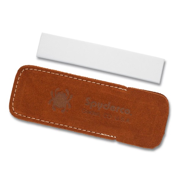 Spyderco Pocket Sharpening Stone FINE Grit White Ceramic 303F -