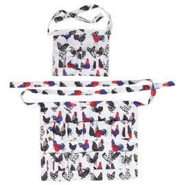 2Pcs Eggs Apron Eggs Collecting Gathering Holding Apron for Chicken Hense Duck Goose Eggs Parent Child Style Style 2