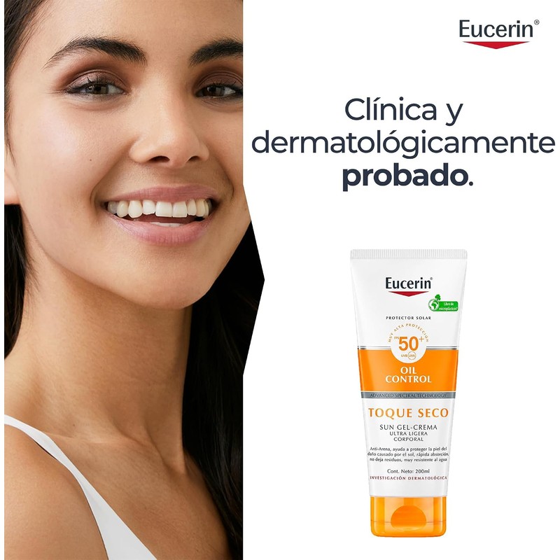 EUCERIN Sun Toque Seco Fps 50+ 200Ml Bloqueador Solar Corporal