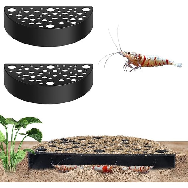 Liyquint 2 Pcs Shrimp Hides for Aquarium - Premium Shrimp