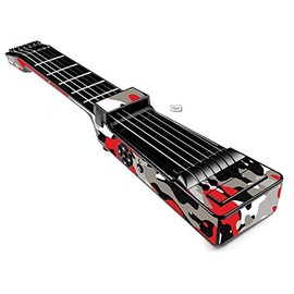 MightySkins Skin Compatible with Jamstik+ Portable SmartGuitar - Red Camo | Protective, Durable, and Unique Vinyl Decal wrap Cover | Easy to Apply, Remove, and Change Styles | Made in The USA