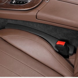 Roseshuala 2 Pack Car Seat Gap Filler, Universal Car Seat Gap Plug for Filling Gaps Between Seats and Consoles Stop Things from Dropping