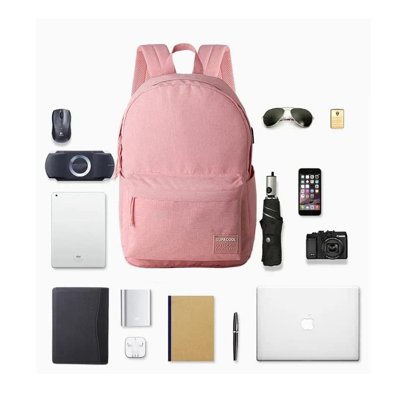 SUPACOOL Lightweight Casual Laptop Backpack with Laptop Compartment 15.6 Inch