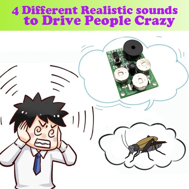 UZCIBU Cricket Noise Maker Prank Hidden Annoying Beeper Office Prank
