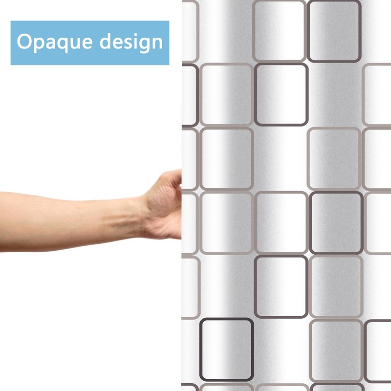 GRICOL Shower Curtain Waterproof Polyester Fabric Washable Bath Curtain with