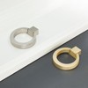 IAFVKAI 4 Pack Cabinet Knobs Zinc Alloy Drawer Pull Ring