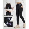 baleaf Women's Fleece Lined Leggings Durable Hiking Water Resistant Lightweight