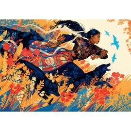 Buffalo Games - Bente Schlick - Bonjour - Forsythia - 500 Piece Jigsaw Puzzle for Adults - Challenging Puzzle Perfect for Game Nights - Finished Size is 21.25 x 15.00