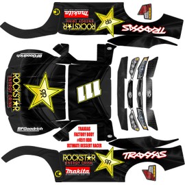 JUST RC WRAPS TRAXXAS UDR ULTIMATE DESERT RACER ARMOUR BLACK Theme  wrap decals stickers