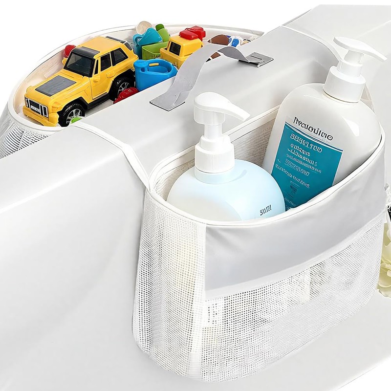 ZOYDP Bath Toy Storage, Bath Toy Storage Bag, Storage Bathtub