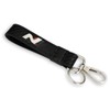 Hyundai HMD00543 Keyring N Logo Key Ring Lanyard Black, black,