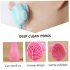 Healeved Sets Self-standing Face Washing Brush Exfoliating Grooves Deep for