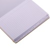 A5 Index Notebook Hardback Leatherette Cover 8mm Ruled Margin A-Z