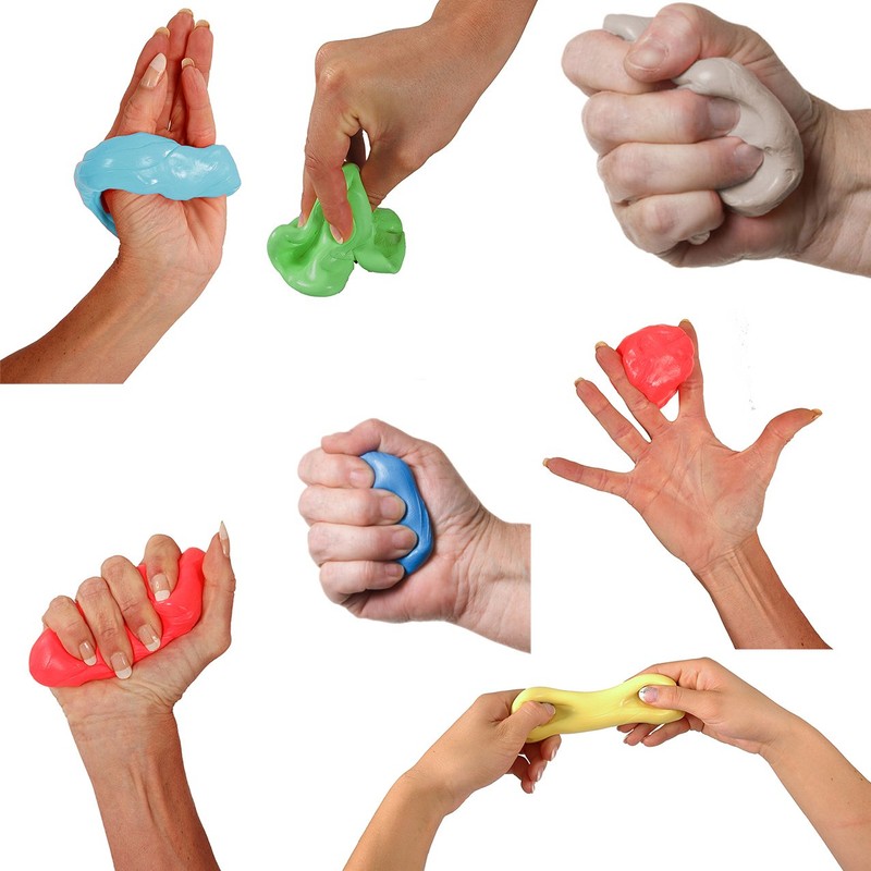 MSD Paste Non-Toxic Theraflex Putty 450g Red Media Compressible Hand