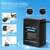 Upgraded Rechargeable 6V 6Ah LiFePO4 Battery with USB Charge design,