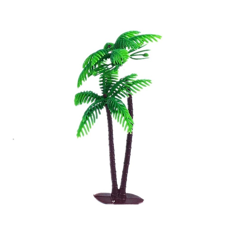 OBUY 12 piezas de decoración para tartas de palmera verde