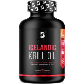 B Life Aceite de Krill Alto en EPA y DHA con Astaxantina 90 Softgels