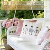 Nautical Seagull Pillow Cover 18x18 Double-Sided, Nautical Decor for Home,