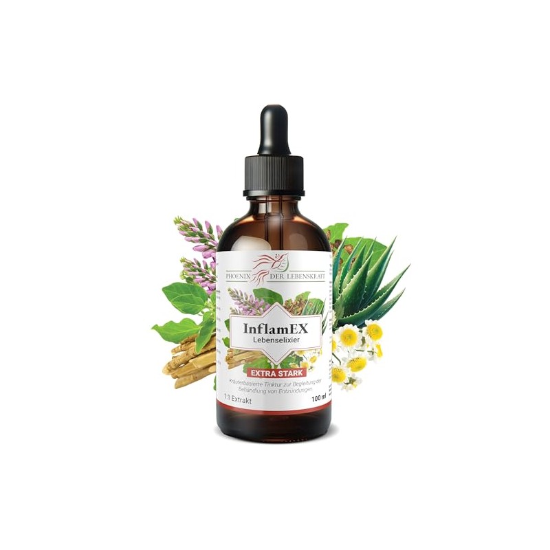 Phoenix der Lebenskraft InflamEx Life Elixir - Highly Concentrated Herbal