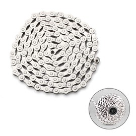 Anruyi Bike Chain 6/7/8/ Speed, Bicycle Chain Steel High Strength Steel Cycling Chains for Road Mountain Bicycle(116 Links)