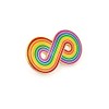Pinsanity Infinity Rainbow Enamel Lapel Pin