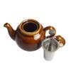 LONDON POTTERY Farmhouse Teapot for 2 Cups, Rockingham Brown