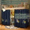 haozaikeji Bed Curtain Dorm Bunk Single Sleeper Blackout Shading Cloth