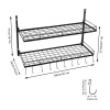 Pot and Pan Rack Organizer Hanger Storage Wall Holder Kitchen