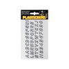 4R Quattroerre.it 5740 Reflective Plastic Letters Numbers Stickers for Motorcycle