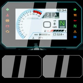 [Set of 2] Meter Protective Film for Suzuki GSX-8R 24- | GSX-8S 23- / V-STROM 800 DE 23- | V-STROM 800 24- | V-STROM 1050 DE 23- Motorcycle Instrument Film Speedometer Protection Film Parts