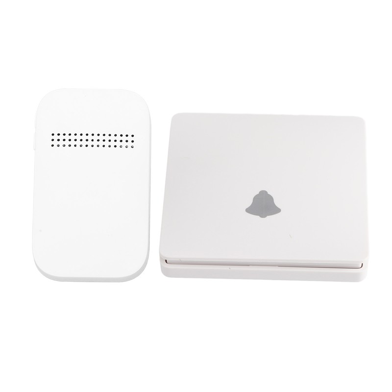 Wireless Doorbell Battery Free 86 Switch Plate 433MHz IP68 Waterproof