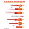 E·Durable 7pcs VDE Insulated Screwdriver Set, Magnetic Torque Screwdriver Set