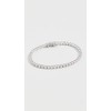 SHASHI Women's Medium Tennis Bracelet, Silver, One Size