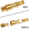 WADY 3/8 Inch Natural Gas Quick Connect Fittings LP Gas