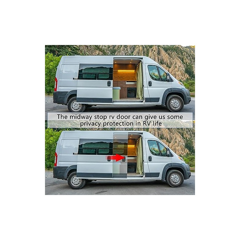 Aluminum Sliding Door Stopper for Van RV mods Replacement for