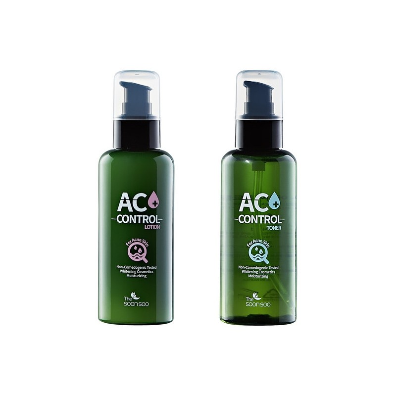 AC Control Acne Toner Lotion 2-Piece Set Sebum Control Blackhead