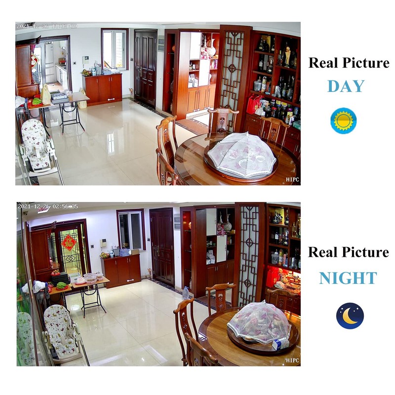 REVODATA 5MP Mini Security Indoor POE IP Camera built in