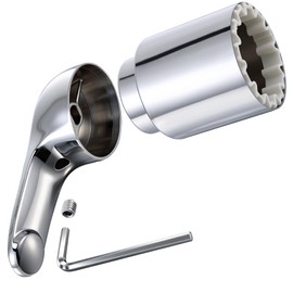 Avenuebool Single Metal Lever Handle and Trim Sleeve, Compatible with Delta H79 and RP22735, Compatible with Delta 1300/1400 Series and 13/14 MultiChoice Series Tub and Shower Faucet, Chrome