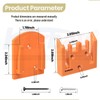 8-Pack Battery Wall Mount Holder & Drill Tool Mount -