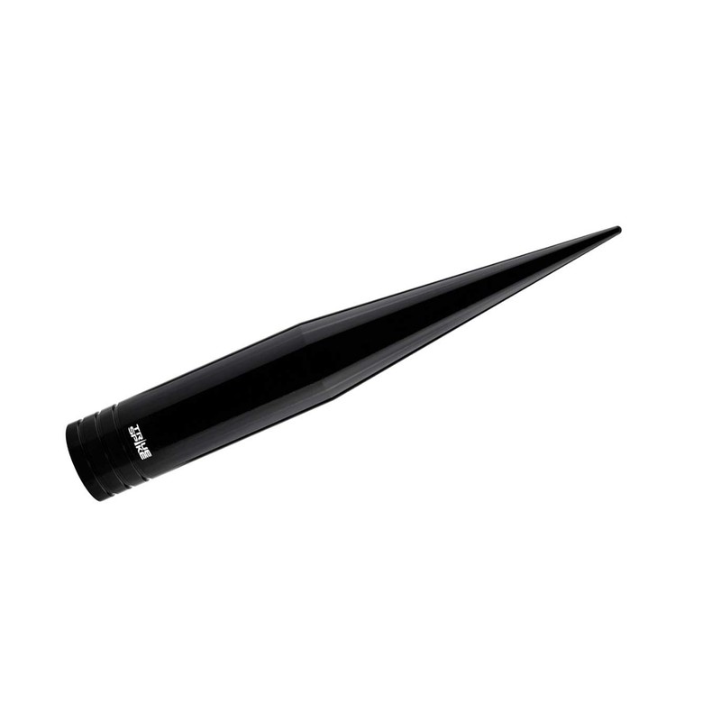 TRUE SPIKE Fat Spike Black Antenna in Heavy Gauge CNC