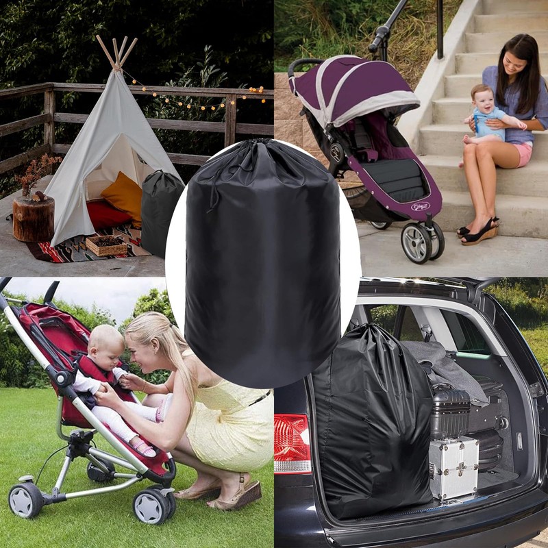 CocCCoon Pushchair Bag Black pram Bag for Airplane for Students