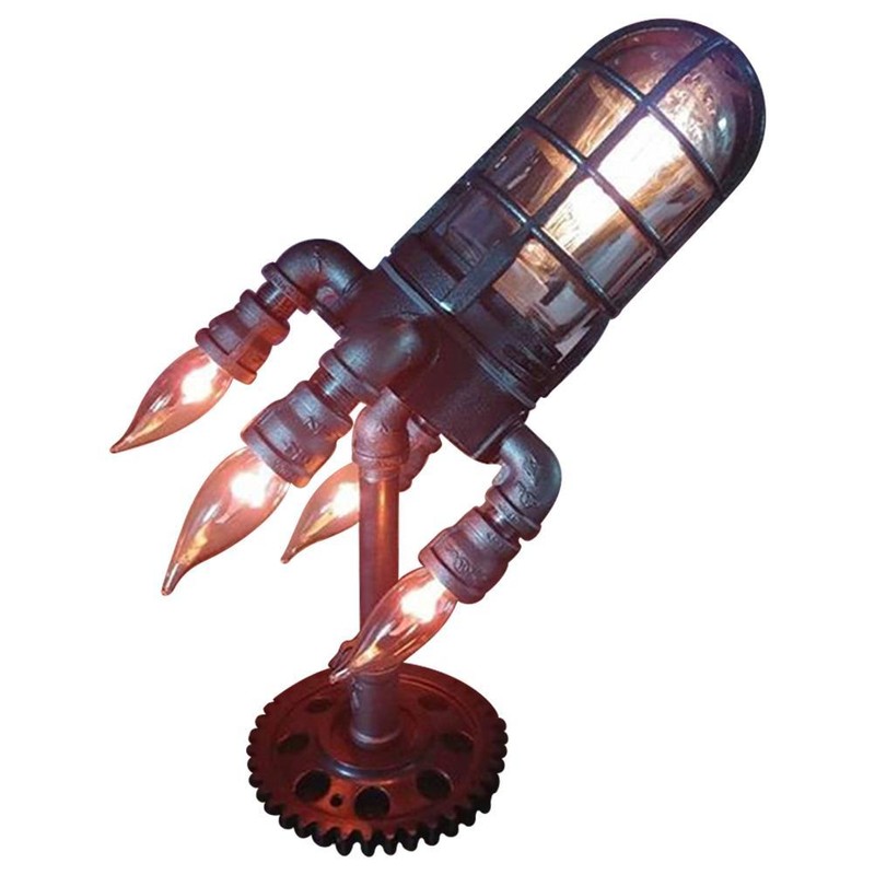 Steampunk Lamp Industrial Steampunk Lamp Night Light Home Decoration for