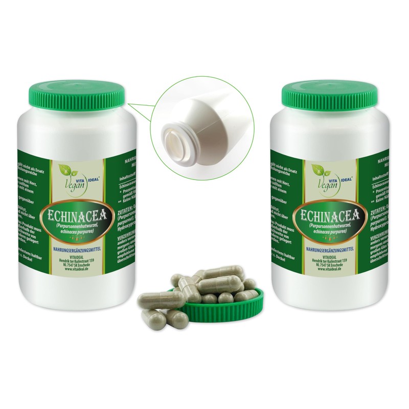 VITAIDEAL VEGAN® Echinacea root (purple coneflower root) "SPAR-POT" 2 x